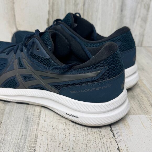 Asics Gel Contend 7 Men's Running Shoes Size 13 Navy Blue - Picture 5 of 8